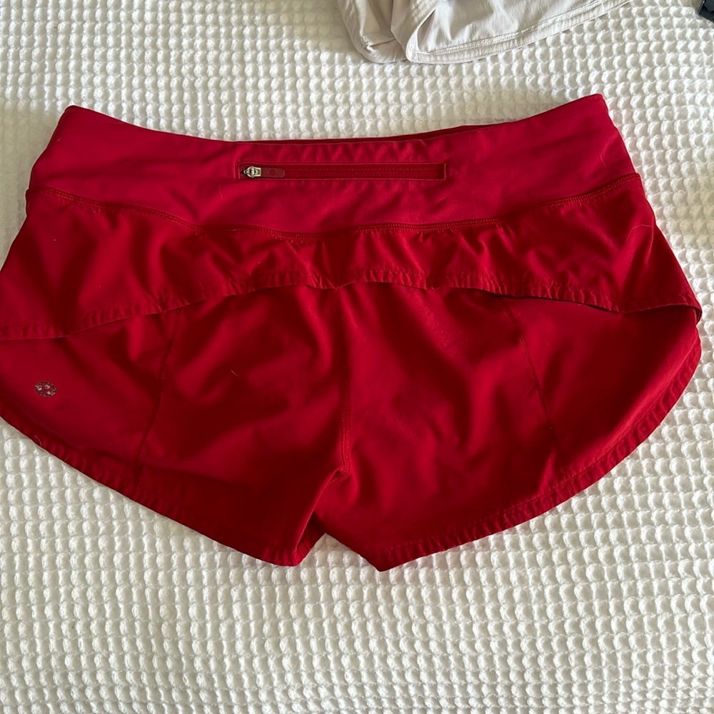 Lululemon Shorts, Pink/Red, Size 6